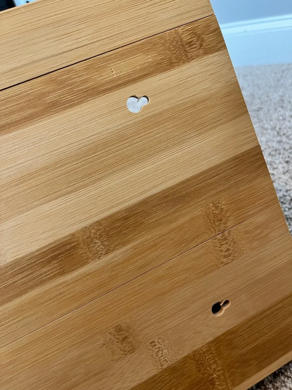 Bamboo Box Bag Organizer